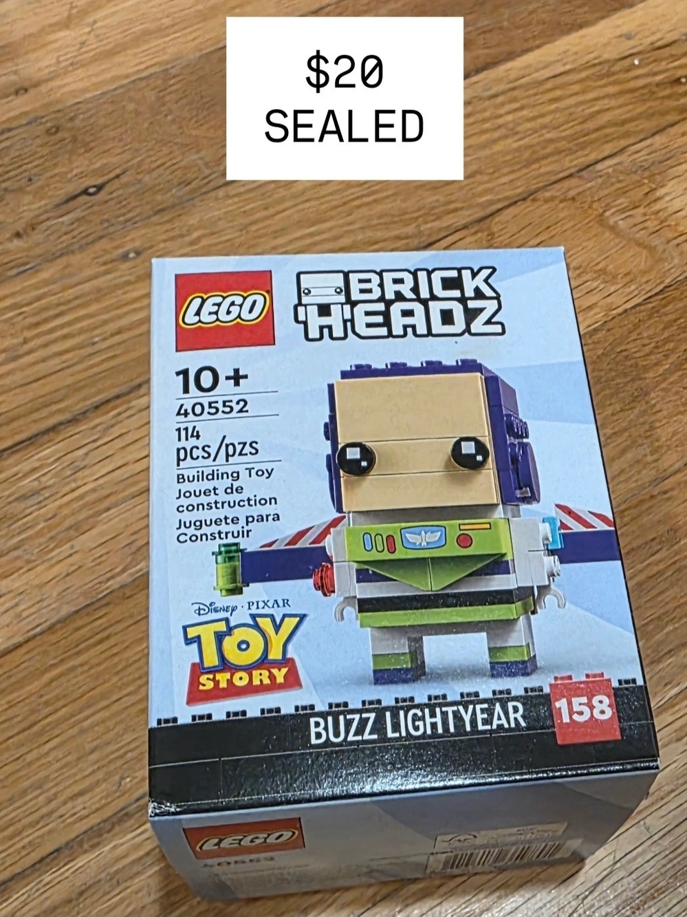 LEGO Buzz Lightyear BrickHeadz - Green, Purple, White